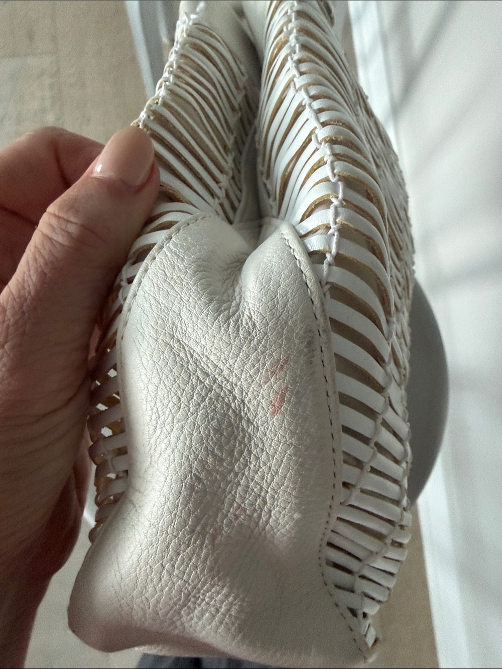 Akris White Woven Shoulder Bag - Picture 15 of 16